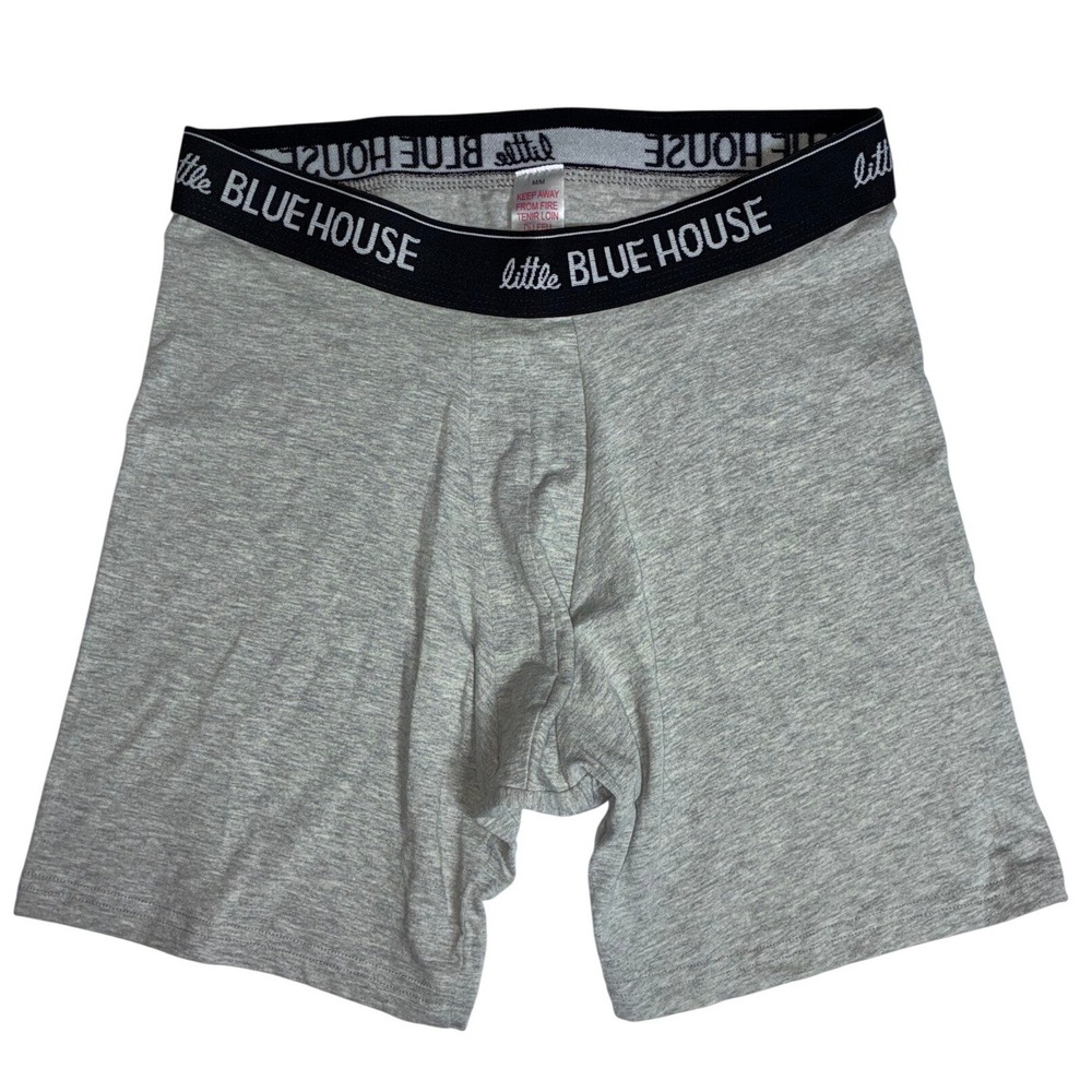 Little Blue House Mens Medium Pitching A Tent Boxer Briefs Camping Joke Gift‎ M